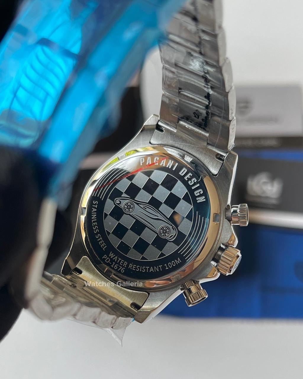 Pagani Design Paul Newman Daytona (White/Red) PD1676