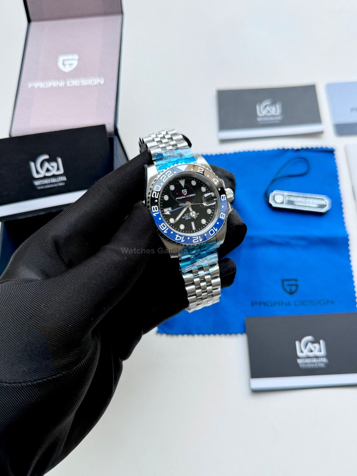Pagani Design GMT Master II Automatic (Batgirl) Pearl DG5833 PD1662