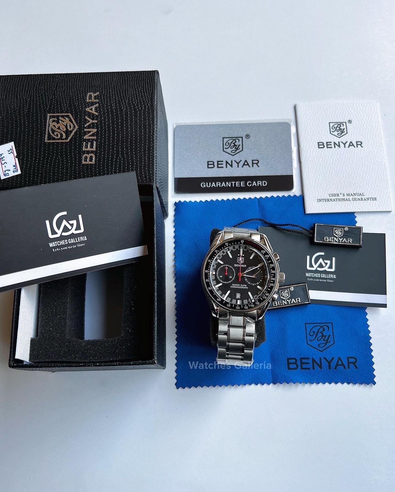 Benyar Black Bay Chronograph Quartz (Black) BY5194
