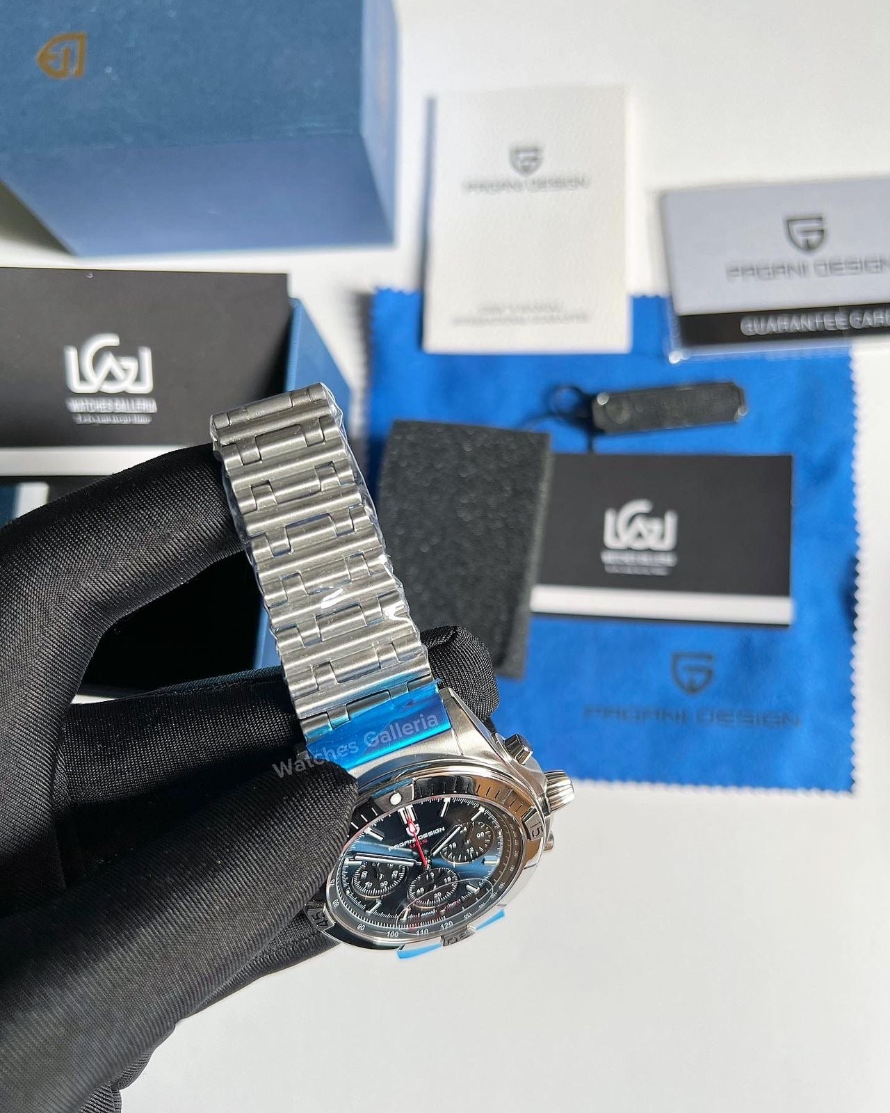 Pagani Design Chronomat W/ Rouleaux Bracelet (Blue) (Discontinued) PD1705