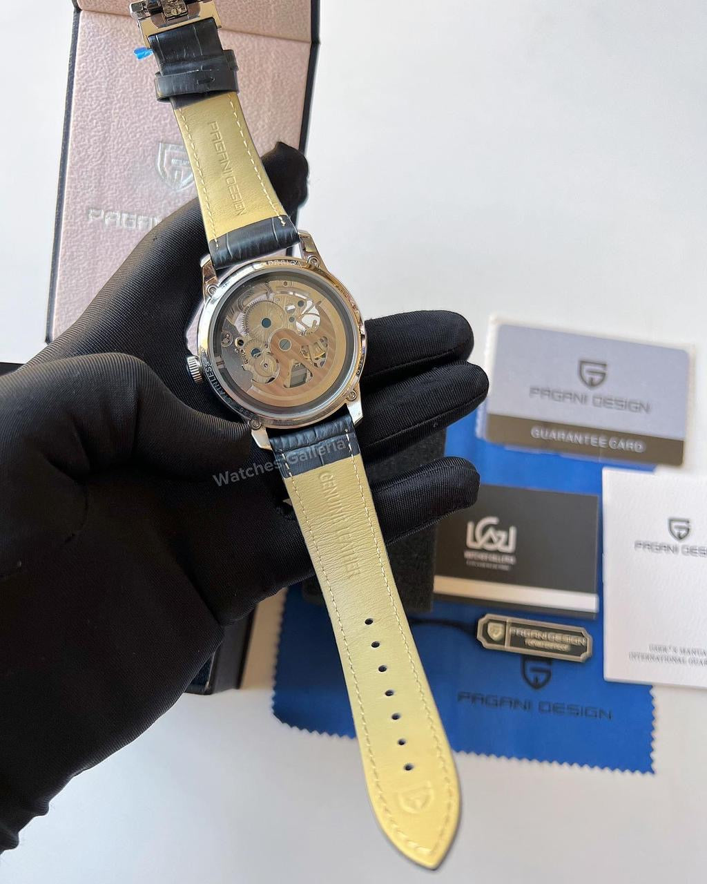 Pagani Design Skeleton Automatic (Blue) PD1638