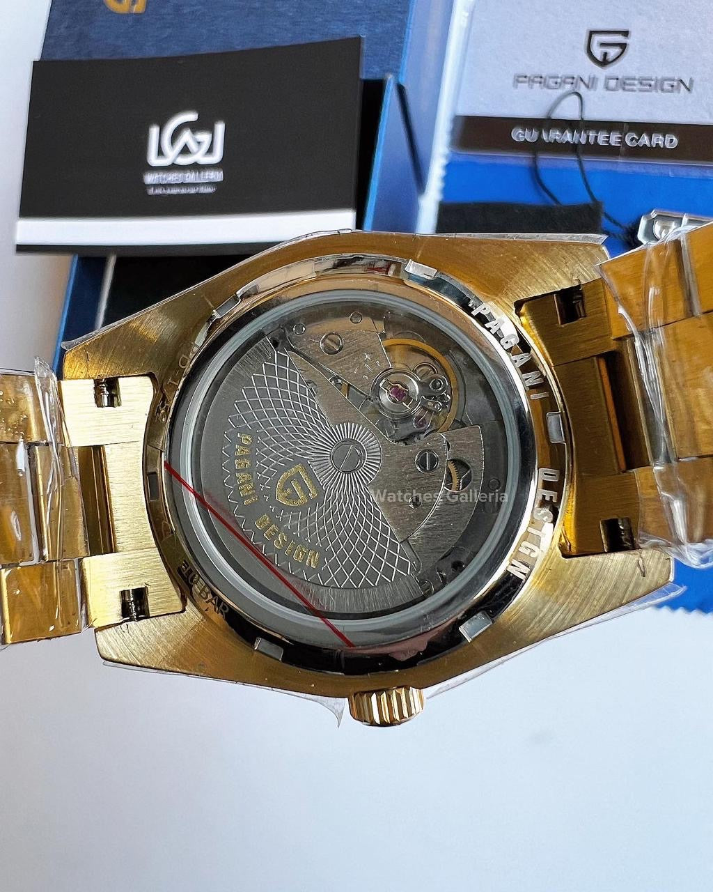 Pagani Design Date Day 36mm Automatic (Gold Black) PD1752