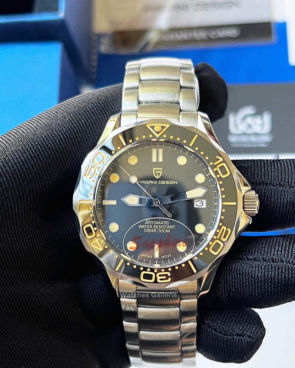 Pagani Design Seamaster James Bond Automatic (Black) PD1667