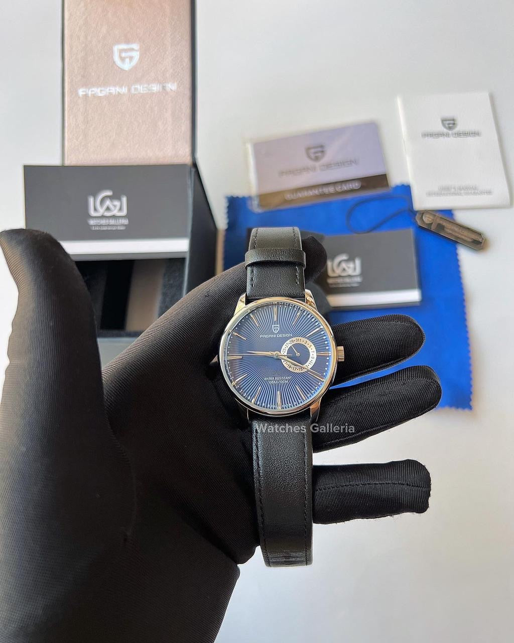 Pagani design Cocktail Time Quartz (Silver/Blue) PD1654