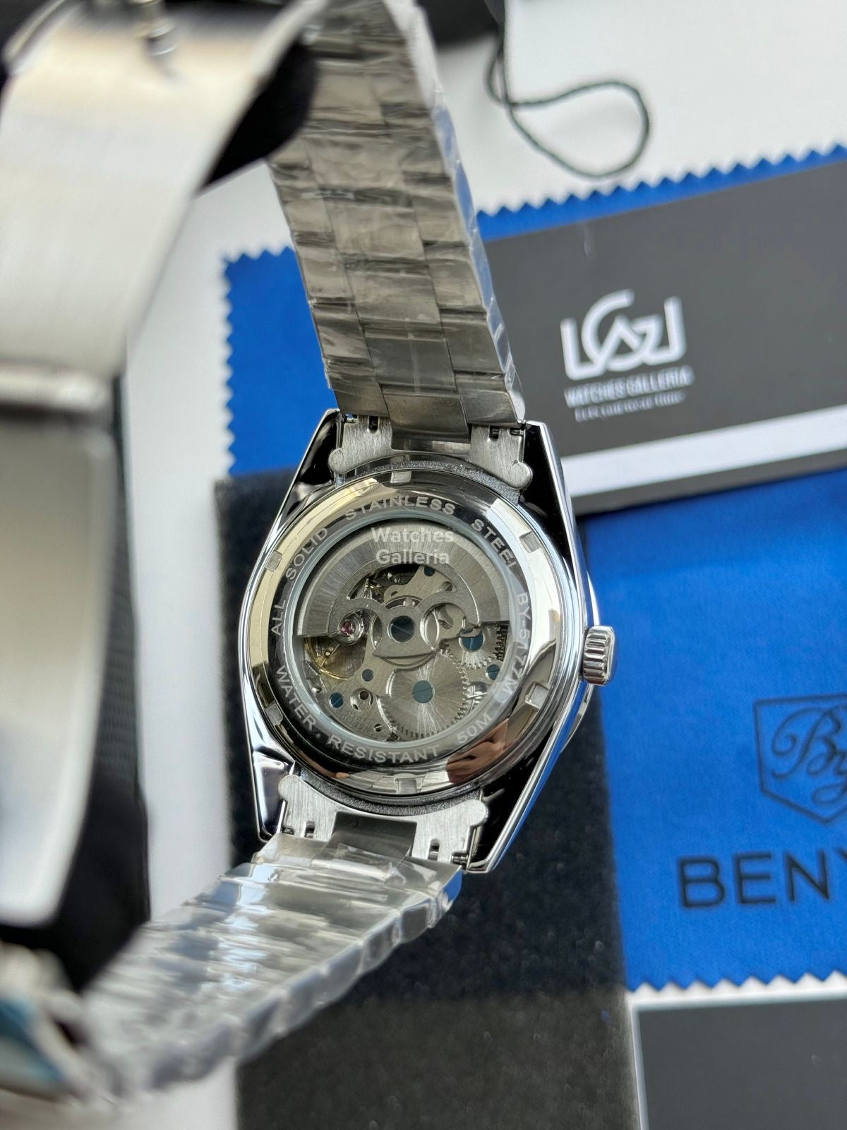 Benyar Explorer Automatic (Blue) BY5177 Watches Galleria