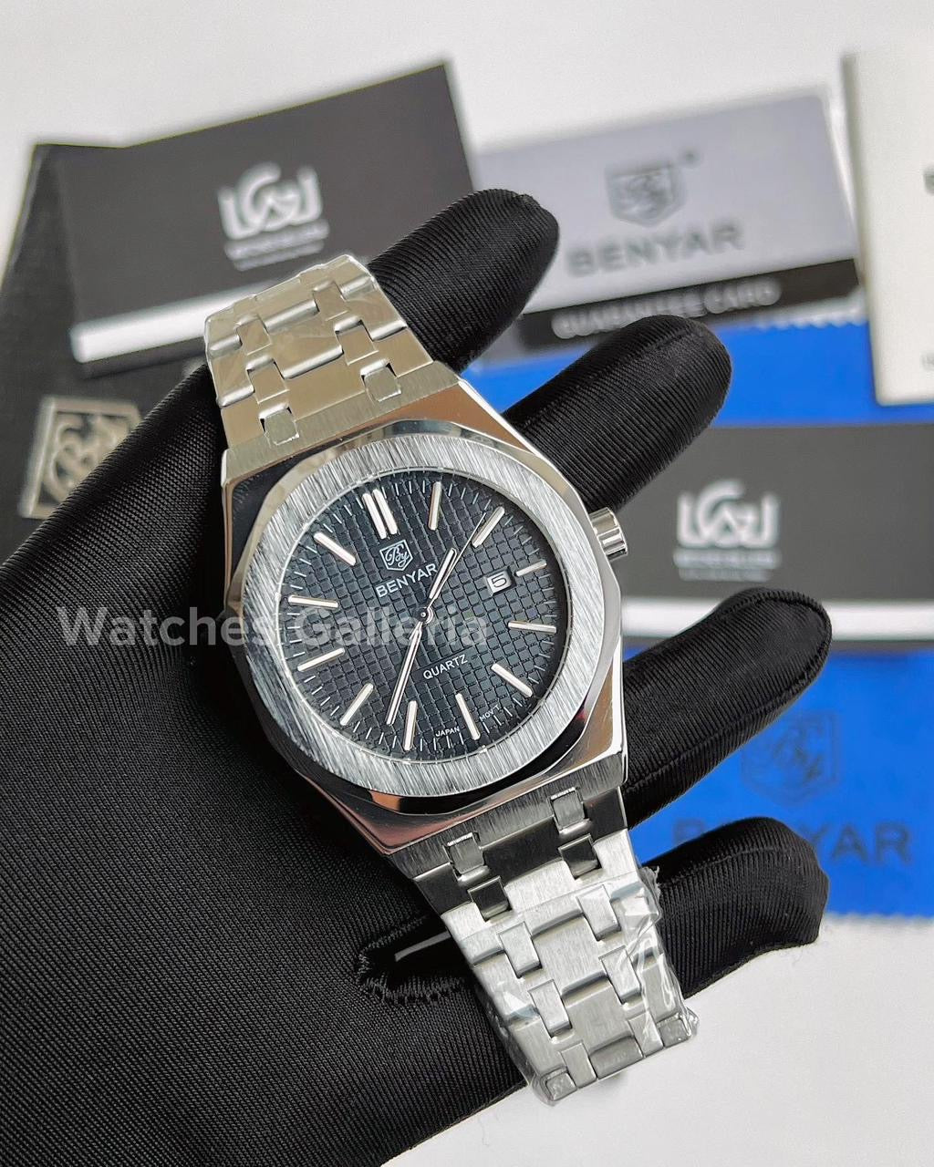 Benyar Royal Oak V1 Quartz (Black) BY5156