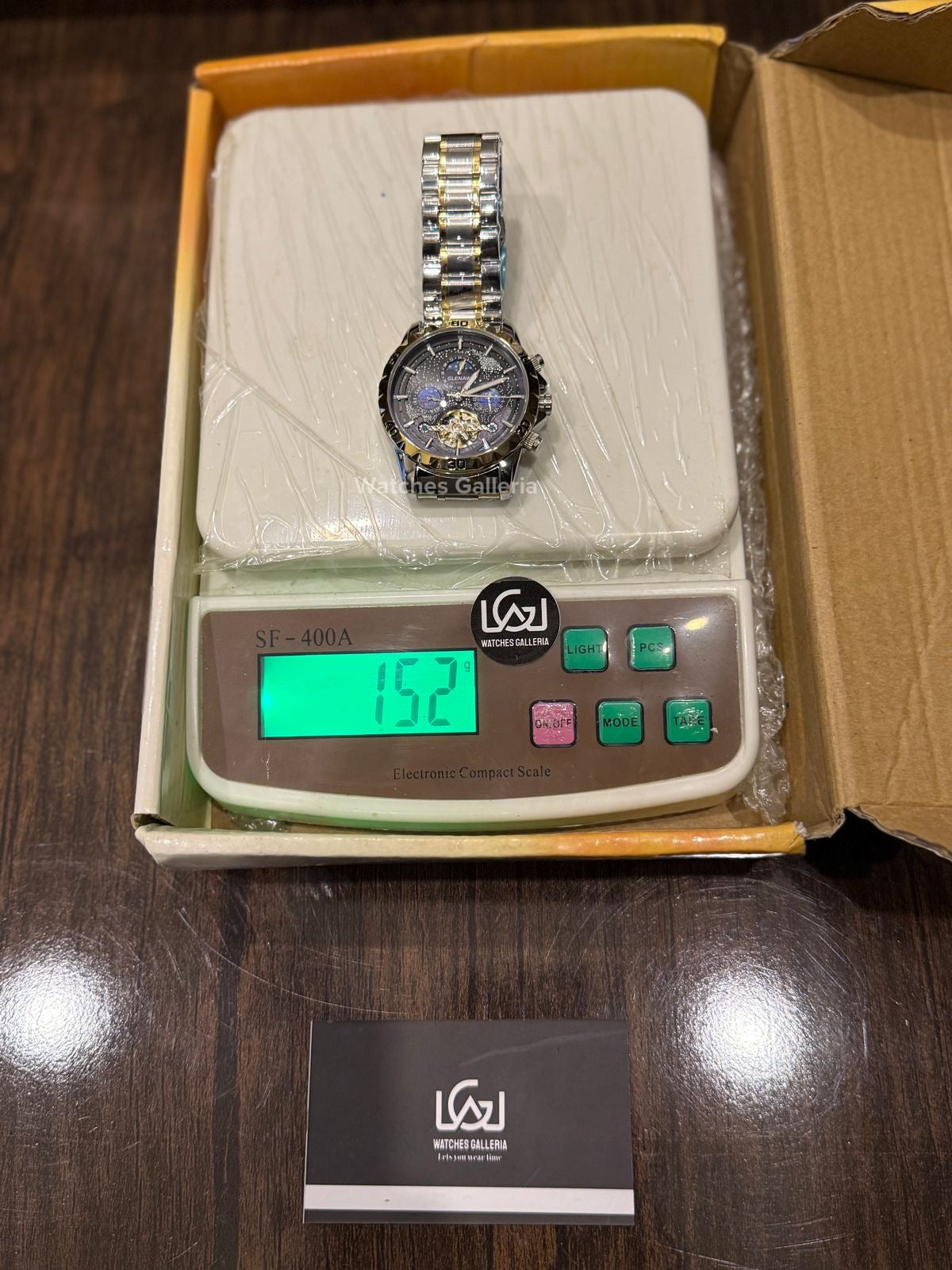 Glenaw Moonphase Automatic (Black/Gold) GL8919 Watches Galleria