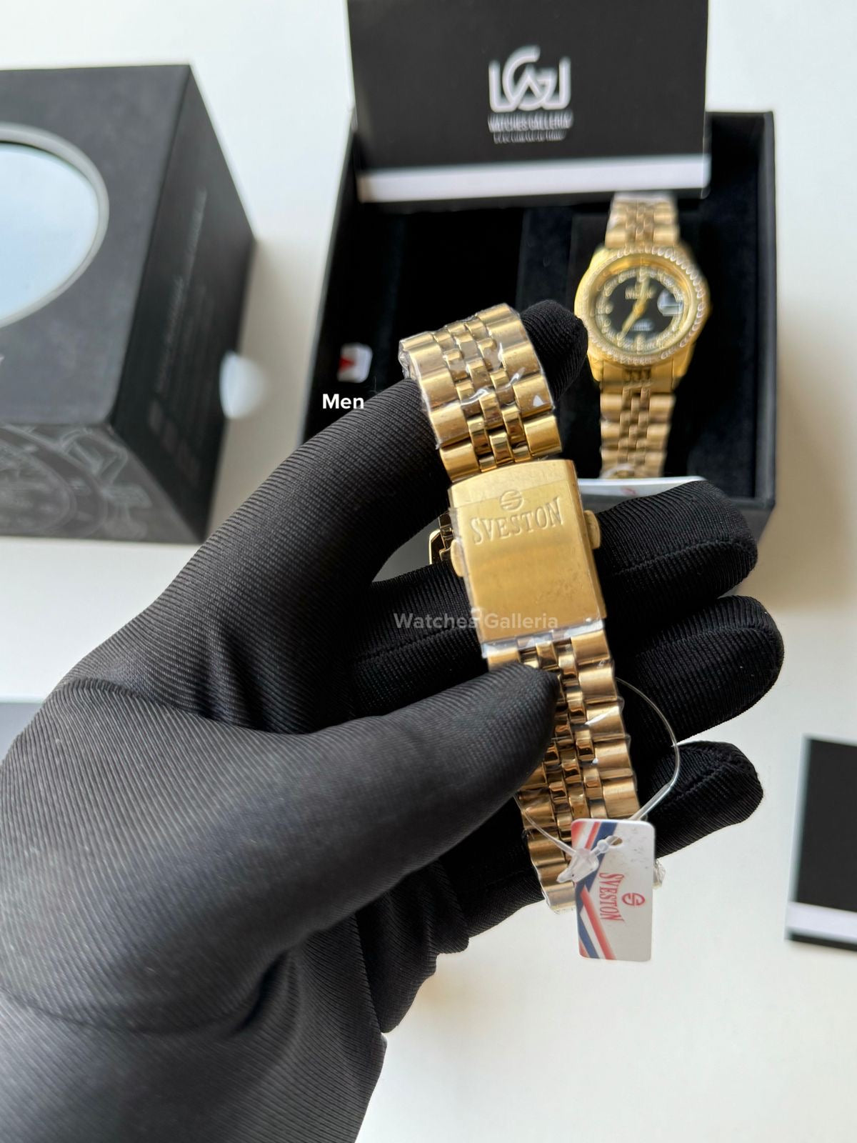 Sveston Couple Watch Quartz Datejust (Stones) SV10030G Watches Galleria
