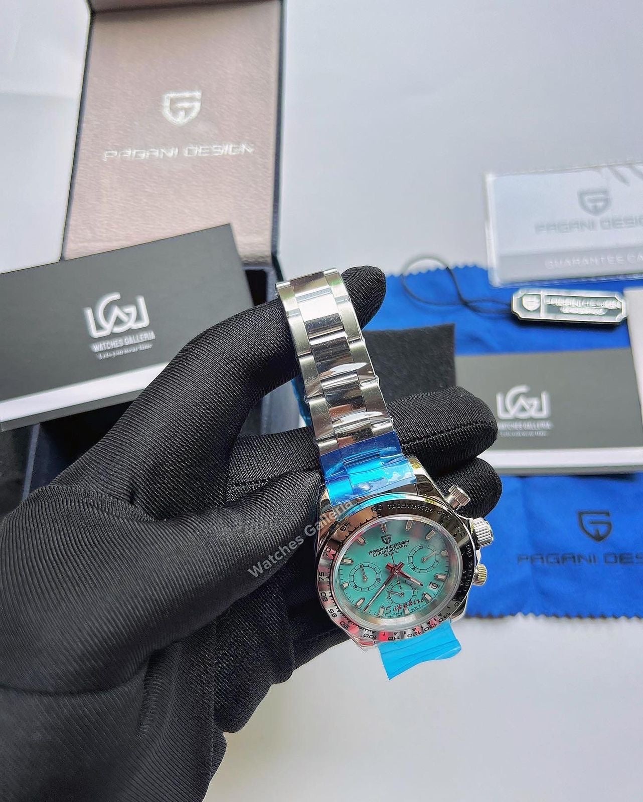 Pagani Design Daytona Quartz (Tifanny Blue) PD1727
