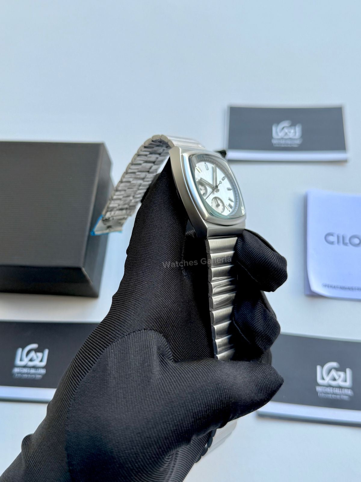 Ciloa Chronograph Steel (Silver) ciloa501 Watches Galleria
