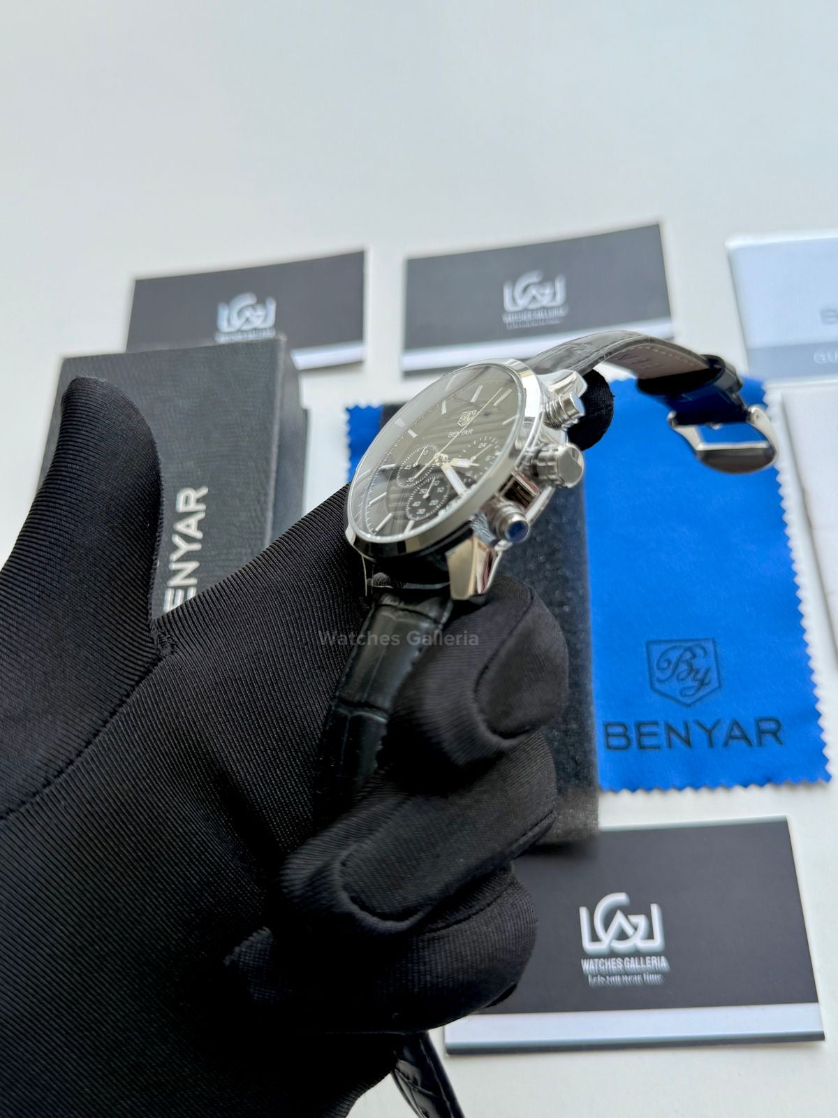 Benyar Classic Calendar Quartz (Black) BY5104 Watches Galleria