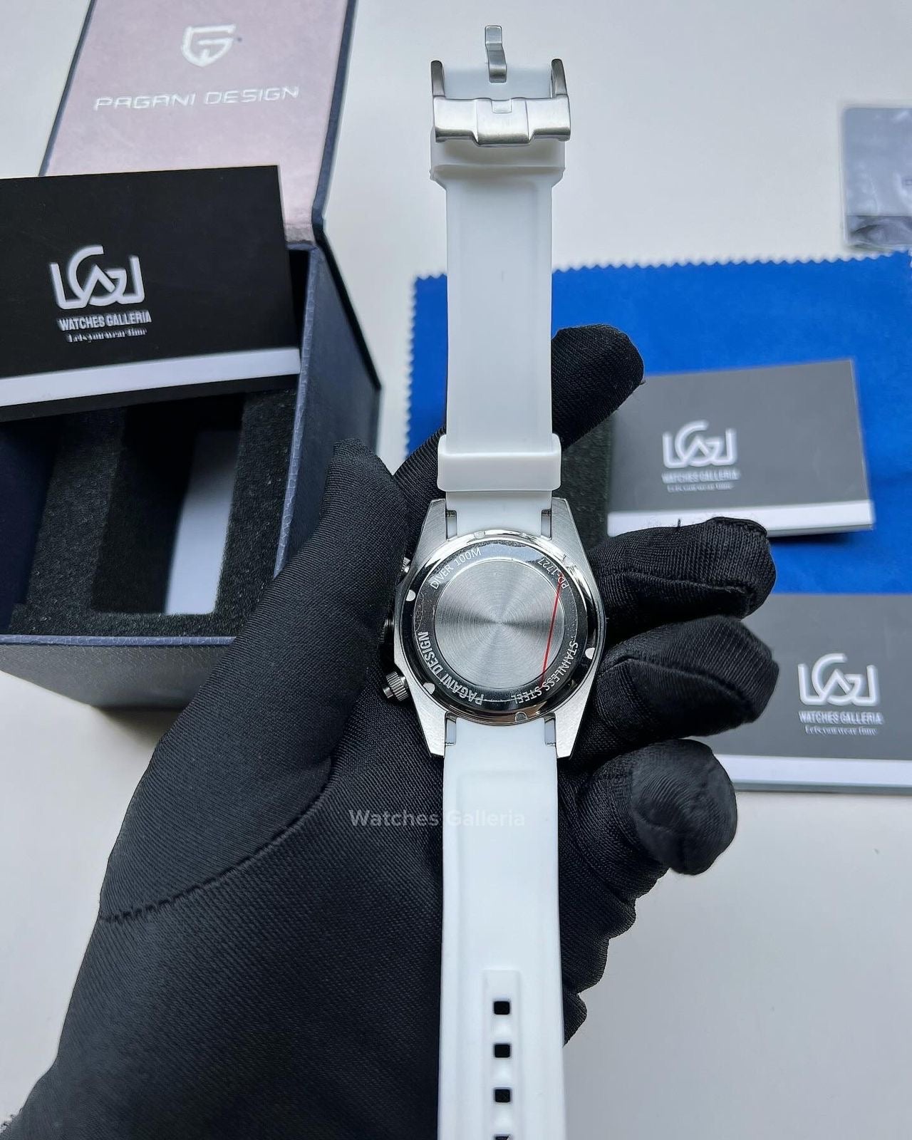 Pagani Design Daytona Quartz White PD1727
