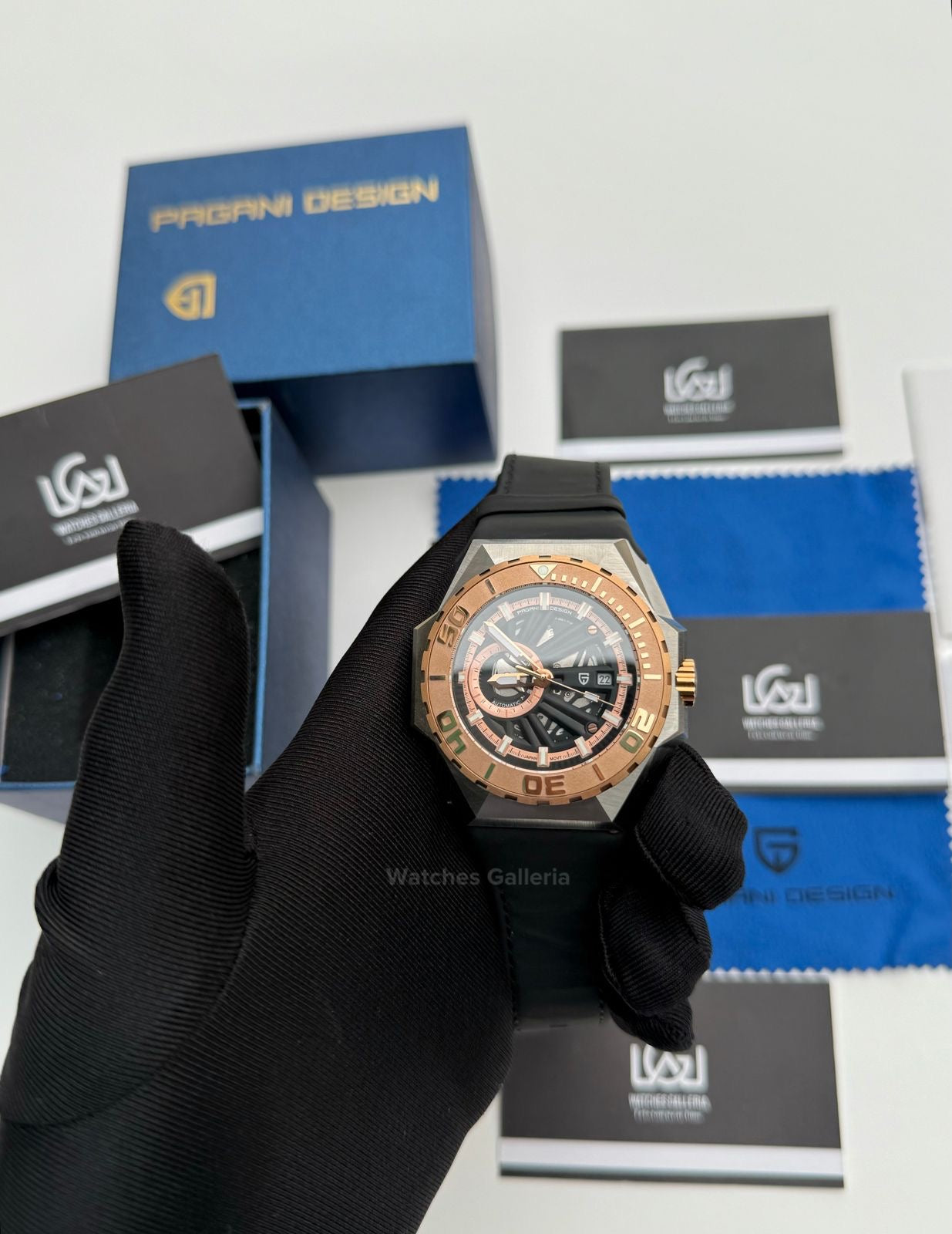 Pagani Design Werdelin Japan Automatic Movement (Gold) PDys007 Watches Galleria