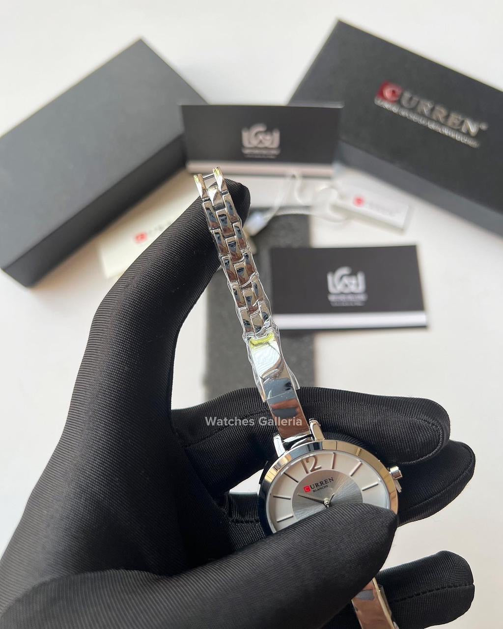 Curren Ladies Quartz Watch (Silver) C9012