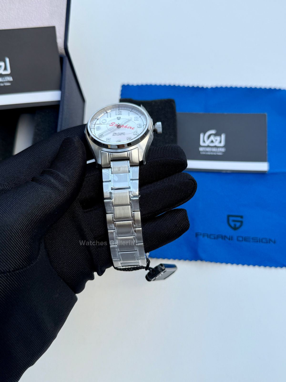 Pagani Design Spirit Pilot Automatic (White) PD1717 Watches Galleria