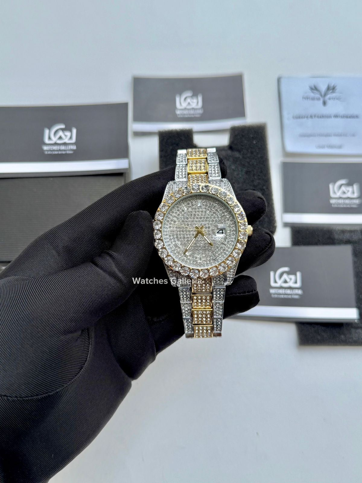 Miss Fox Iced Out Royal Oak (Two Tone) MFV332 Watches Galleria
