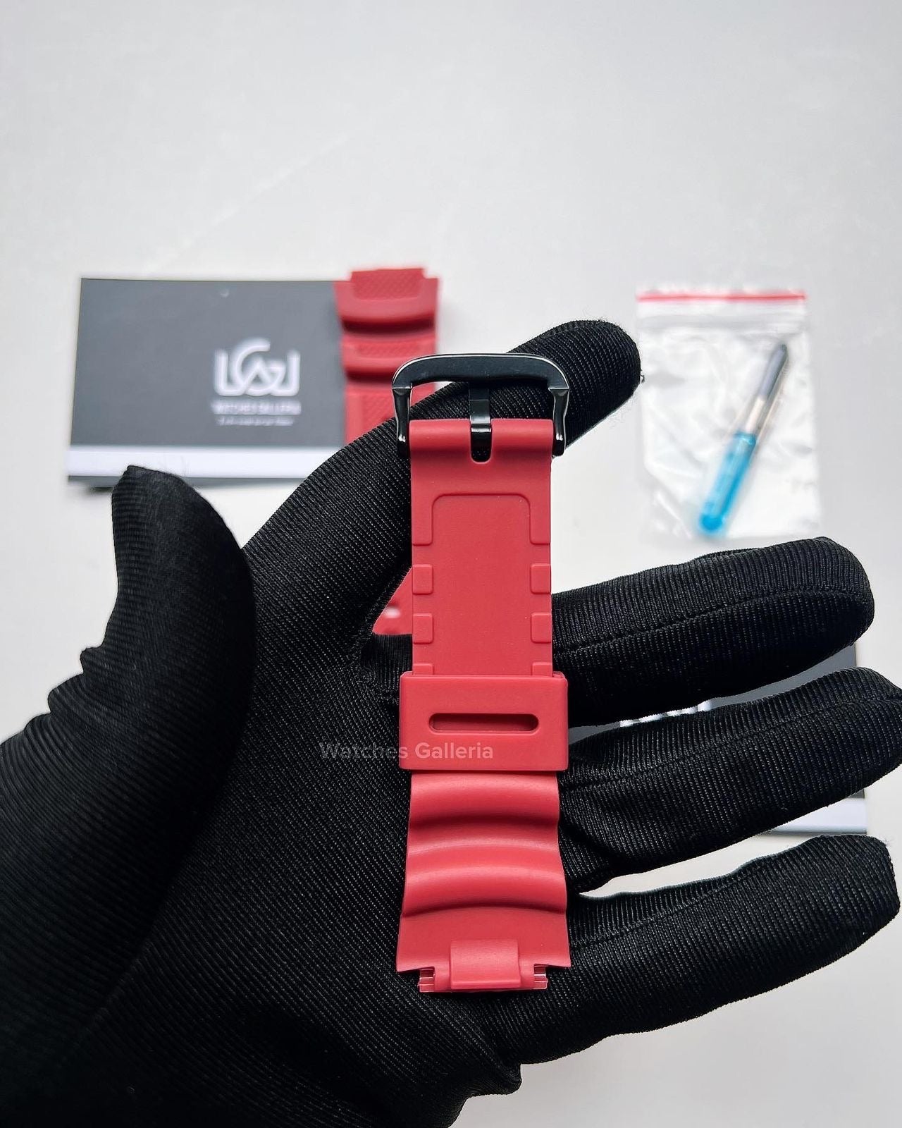 Silicon Straps (Red) For Casio W218H | F108 | AE1100 | AE1200 | SGW300 | MRW200