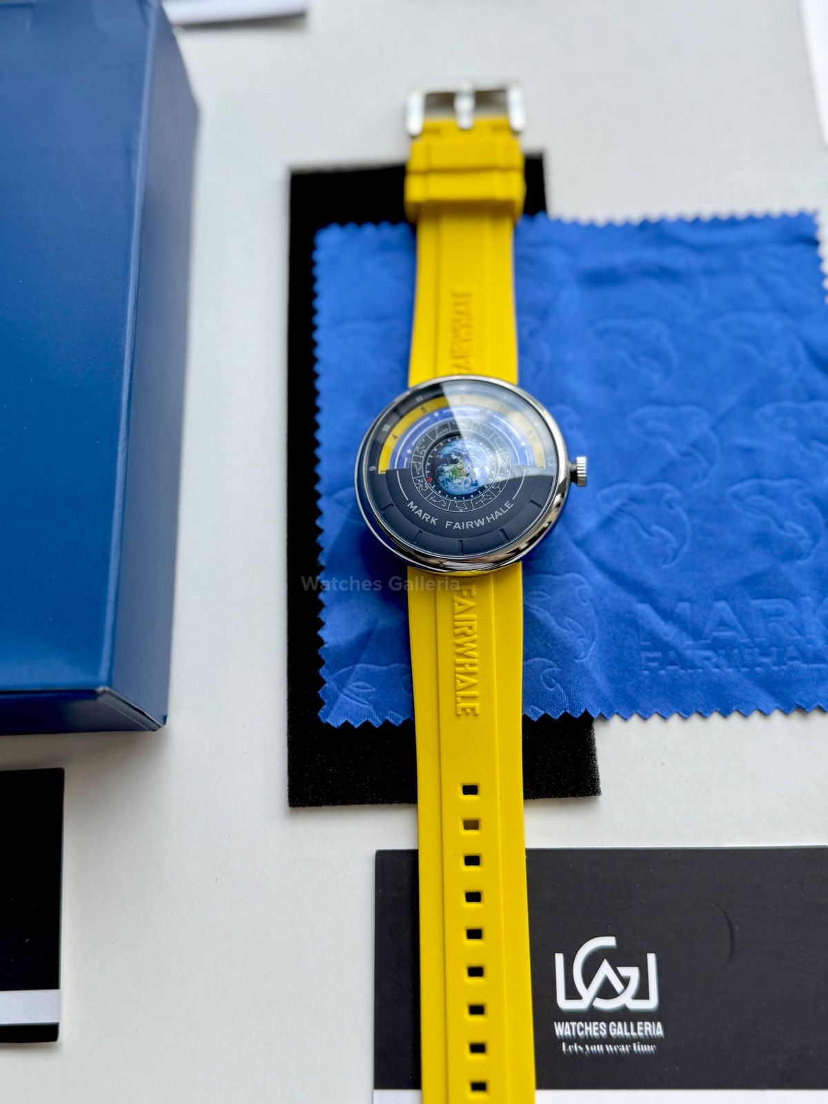 Mark Fairwhale Earth Planet Quartz (Yellow) MFW5700 Watches Galleria © Copyrights All Right Reserved