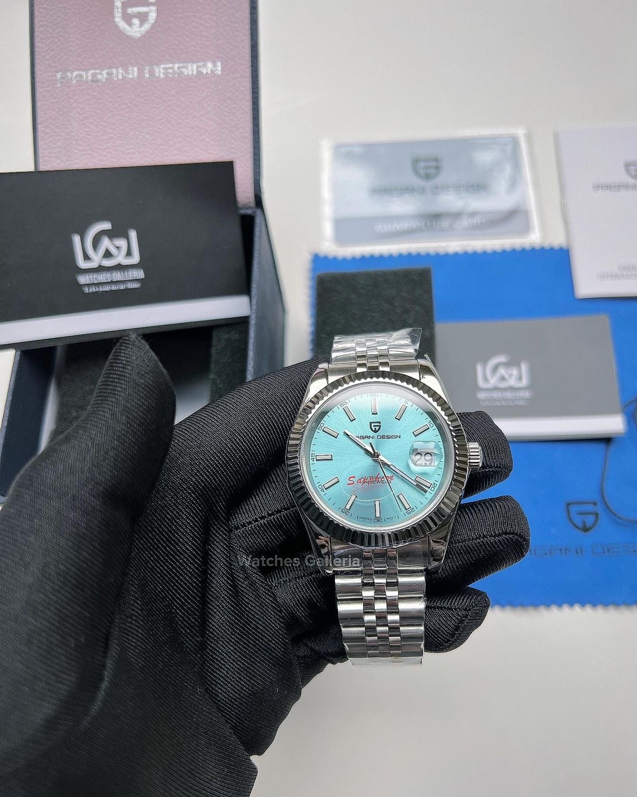 Pagani Design DateJust Automatic (Ice Blue) PD1645