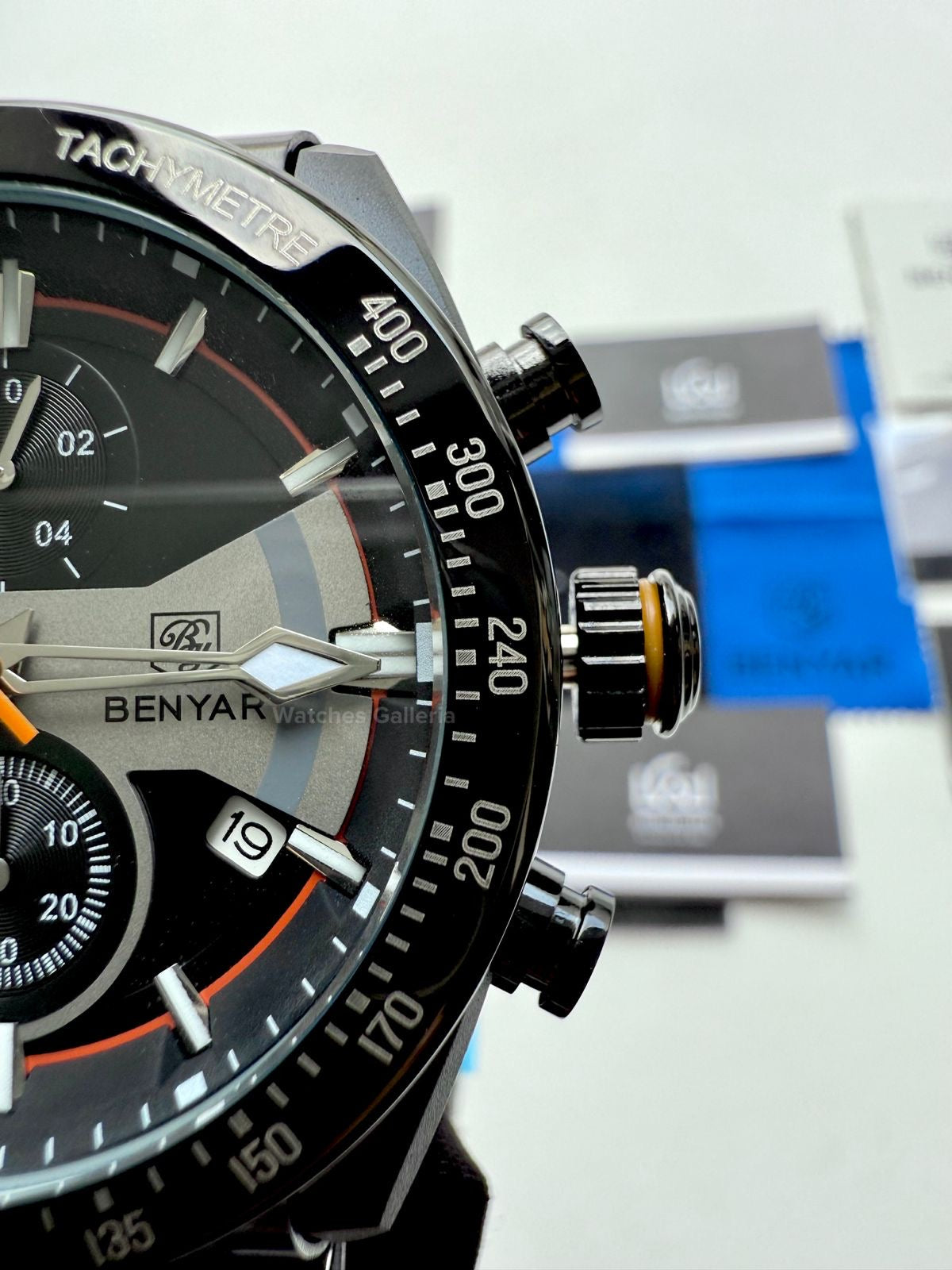 Benyar Chronograph Quartz (Black/Red) BY5201 Watches Galleria Š Copyrights All Right Reserved