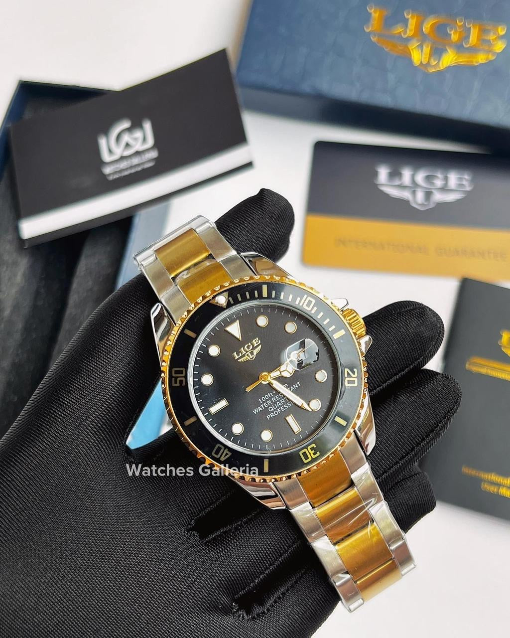 Lige Submariner Quartz (Two Tone) LG10045