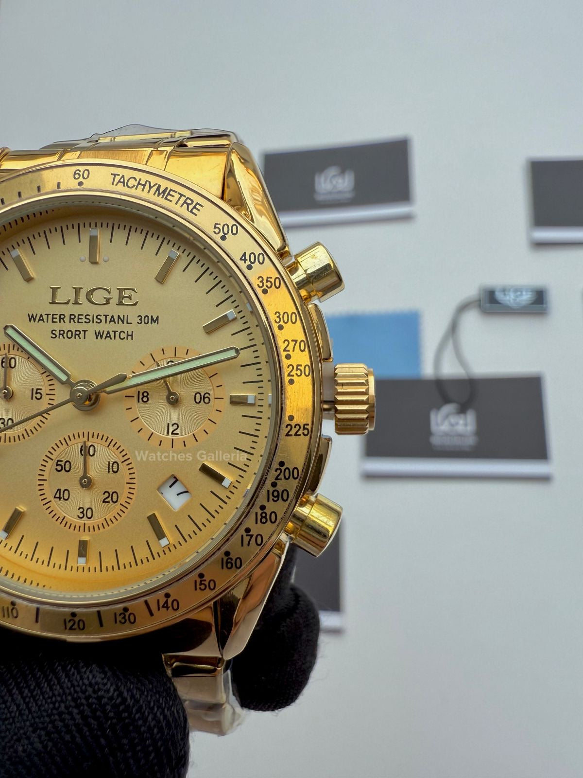 Lige Speedmaster (Gold) lige89137 Watches Galleria