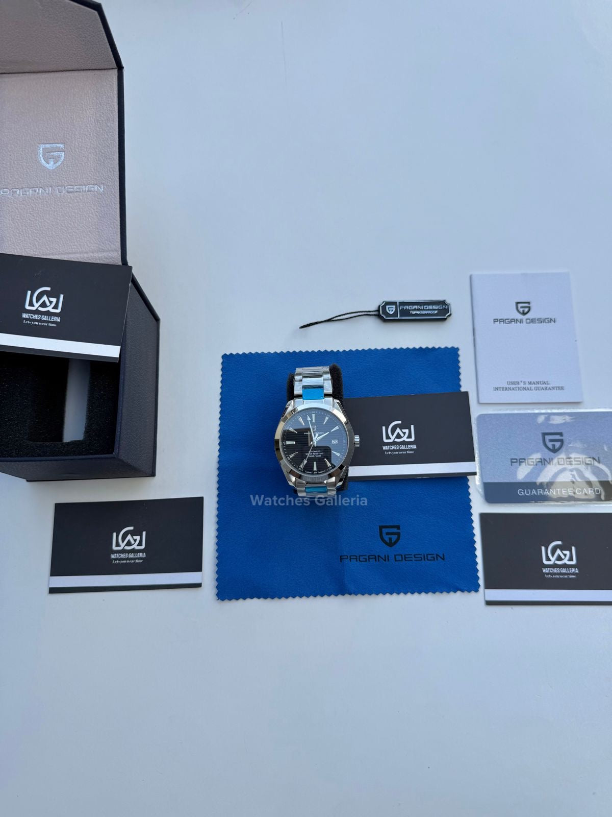 Pagani Design Aqua Terra Automatic (Black) PD1688 Watches Galleria