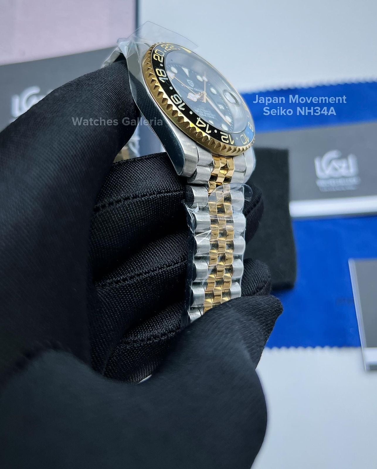 Pagani Design GMT Master II V5 Automatic Seiko NH34A (Two Tone) PD1662A âDISCONTINUEDâ