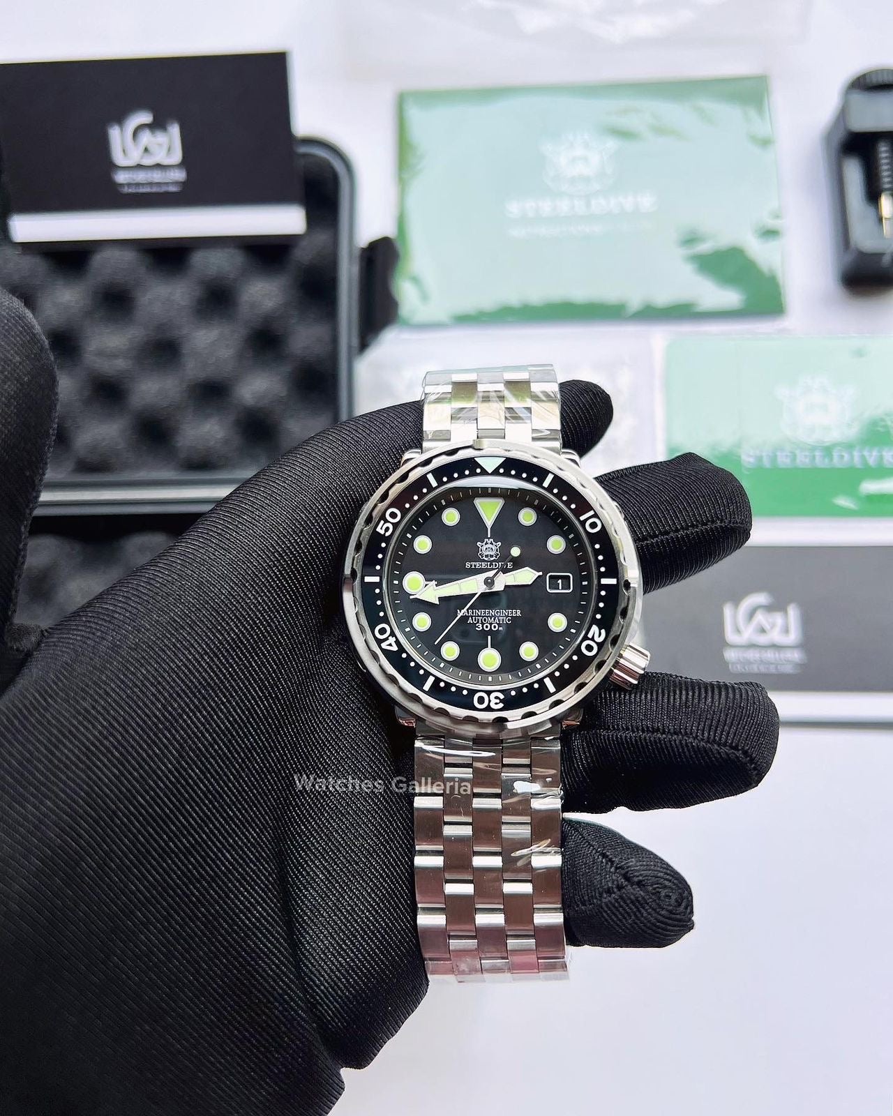 Steeldive Tuna MarineEngineer Automatic (Black) SD1975