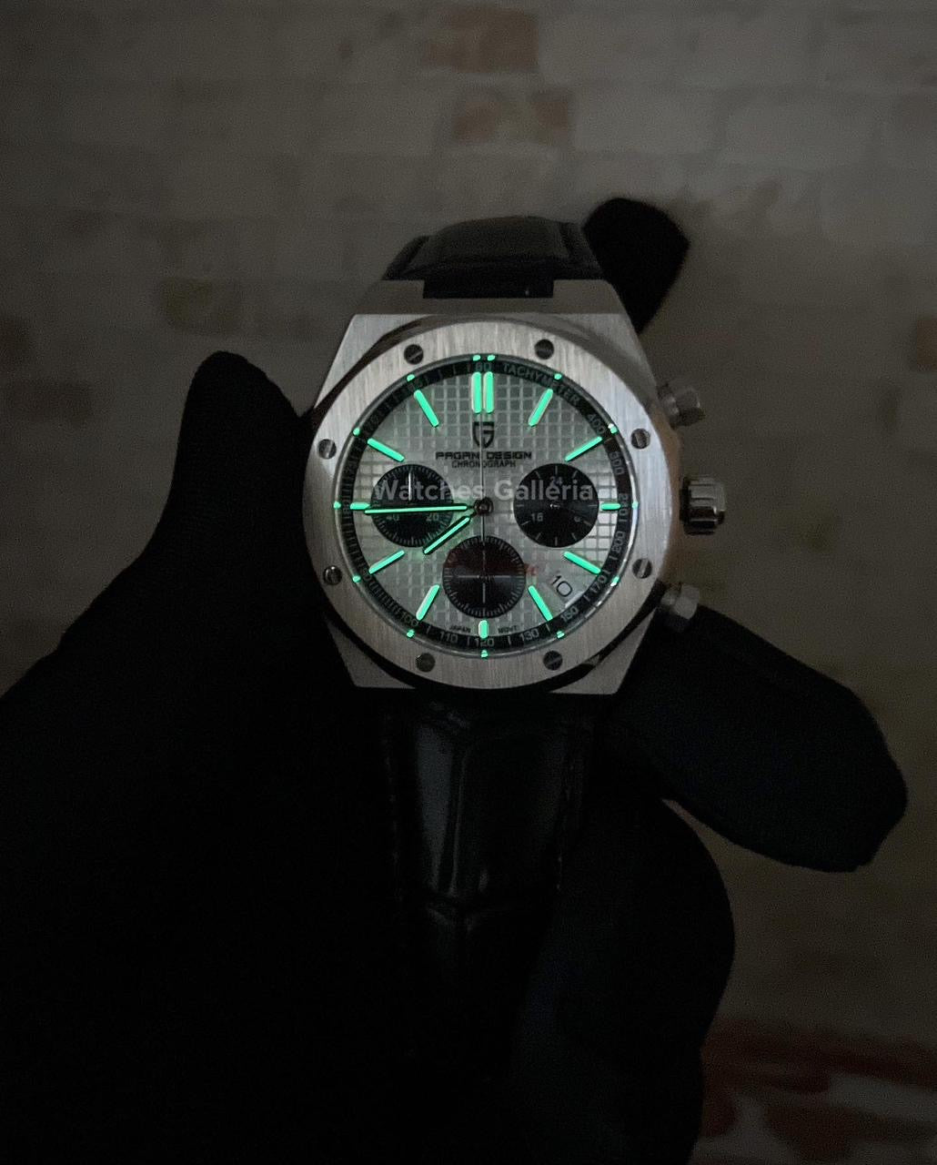 Pagani Design Royal Oak Chronograph Quartz (Silver) PD1707