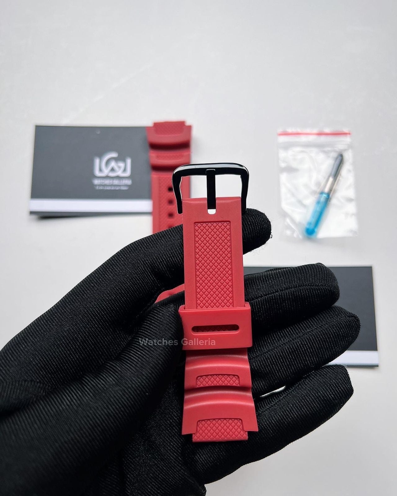 Silicon Straps (Red) For Casio W218H | F108 | AE1100 | AE1200 | SGW300 | MRW200