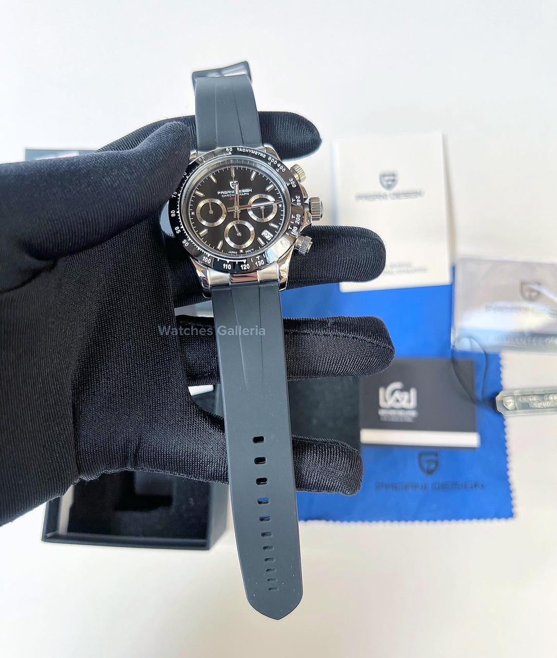 Pagani Design Daytona Quartz (Black) PD1664