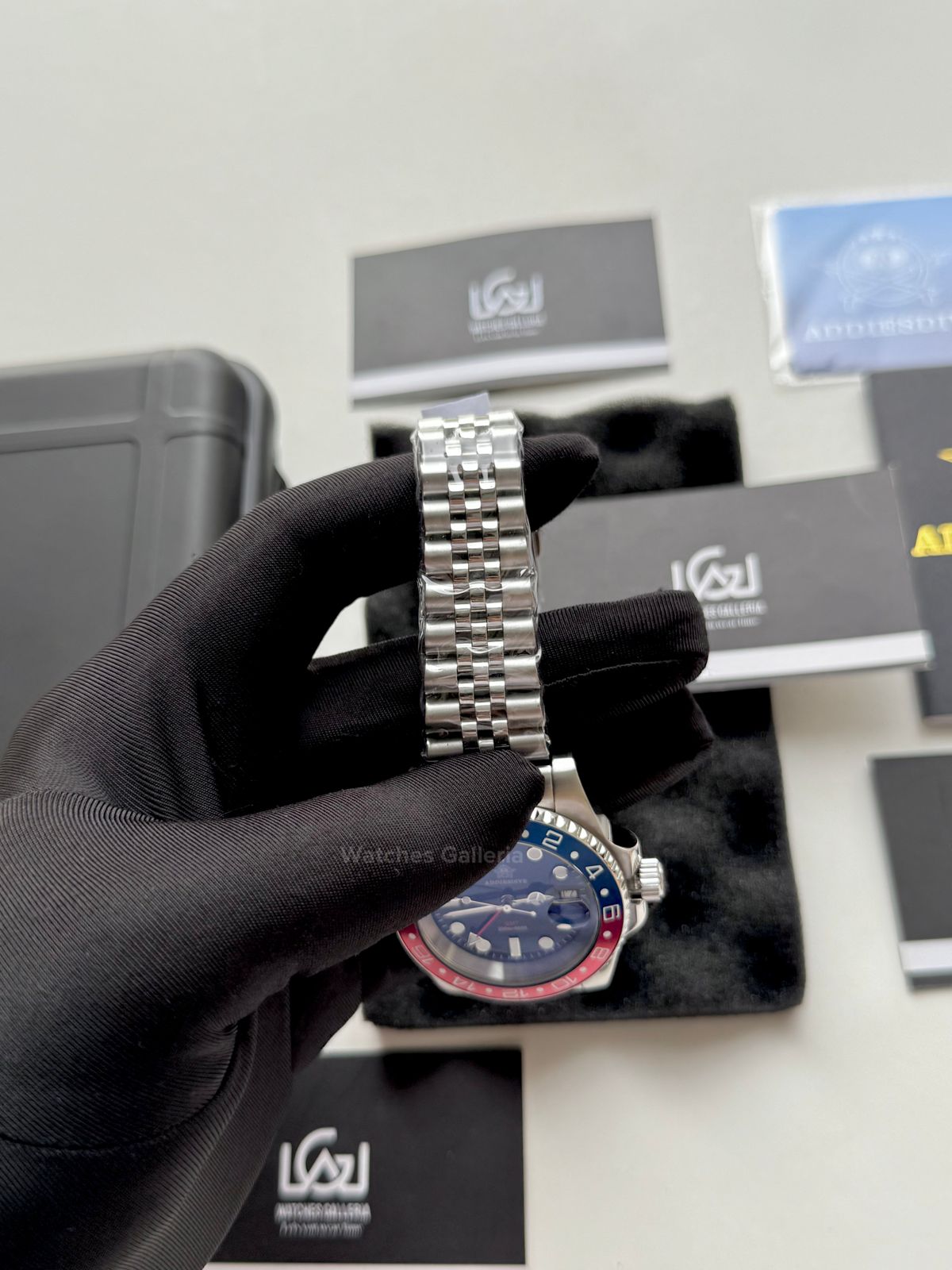Addiesdive GMT Master Quartz (Pepsi) AD2050 Watches Galleria Š Copyrights All Right Reserved