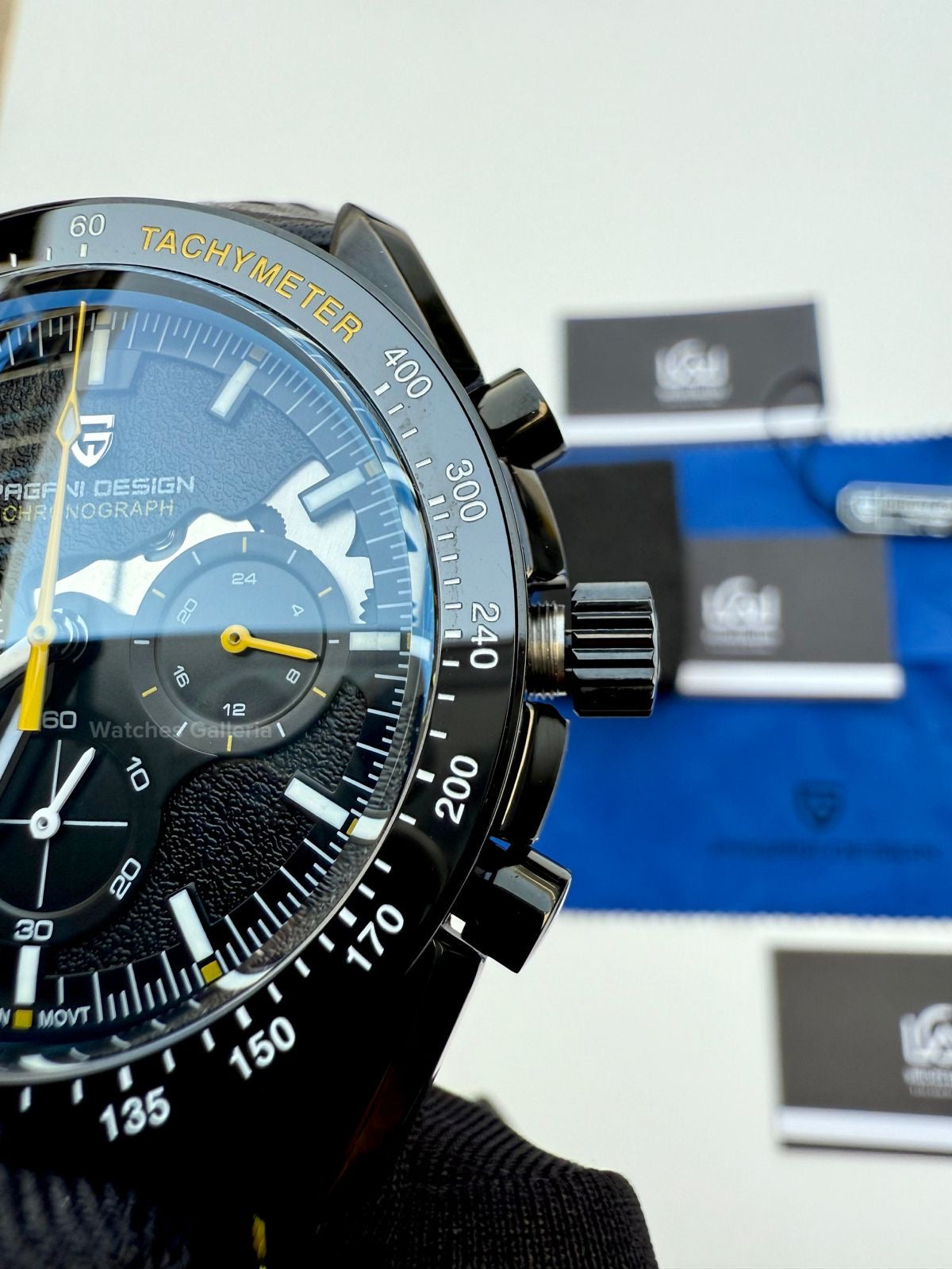 Pagani Design Speedmaster Dark Side of the Moon Apollo 8 Quartz PD1779 Watches Galleria