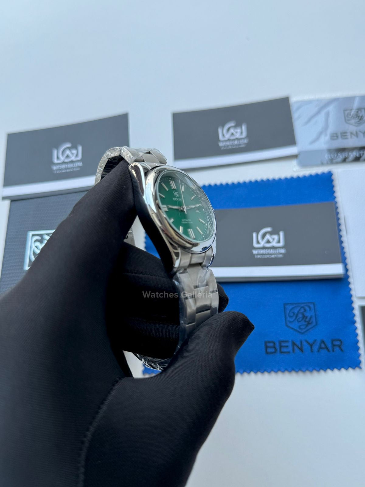 Benyar Oyster Perpetual Automatic (Green) BY5185 Watches Galleria