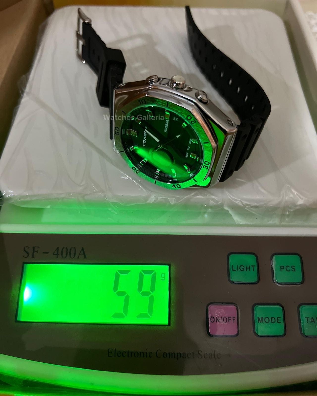 Foxbox Oak Dual Watch (Silver Black) FB0030