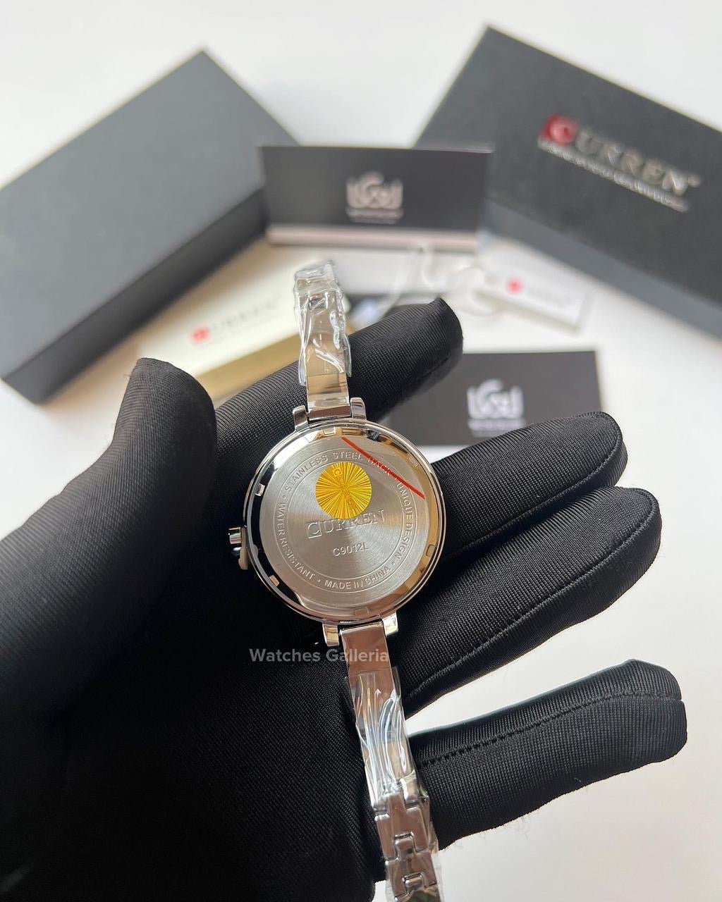 Curren Ladies Quartz Watch (Silver) C9012