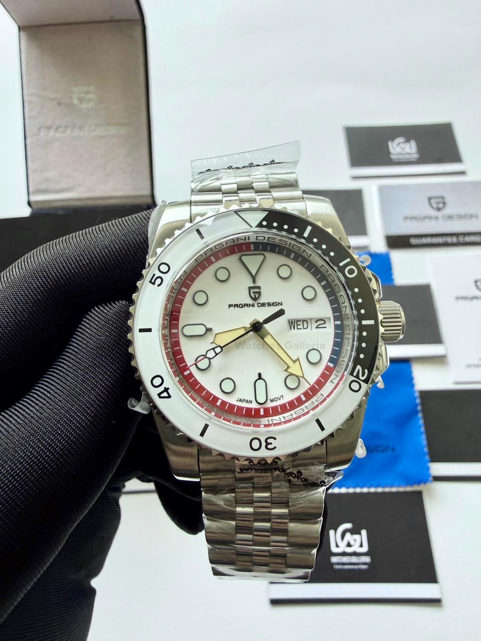 Pagani Design PD1726 Mini Gundam Limited Edition Automatic Watch – Sapphire Crystal, Seiko NH36A, Ceramic Bezel