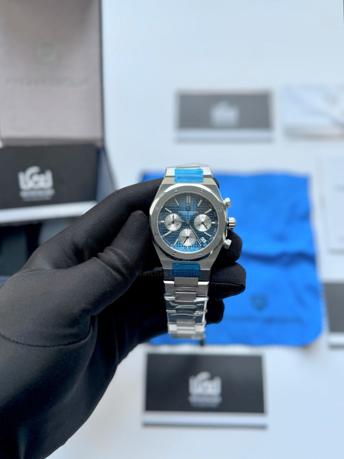 Pagani Design PD1707 Royal Oak Chronograph (Black Dial) Pagani Design Pakistan