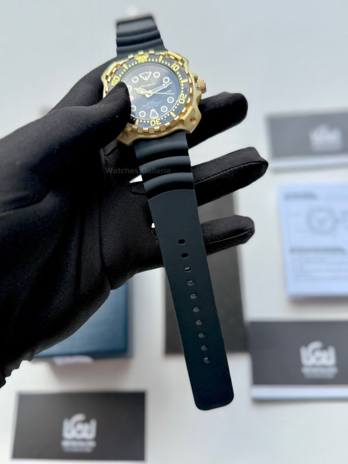 Foxbox Military Style (Gold Black) FB0044 Watches Galleria
