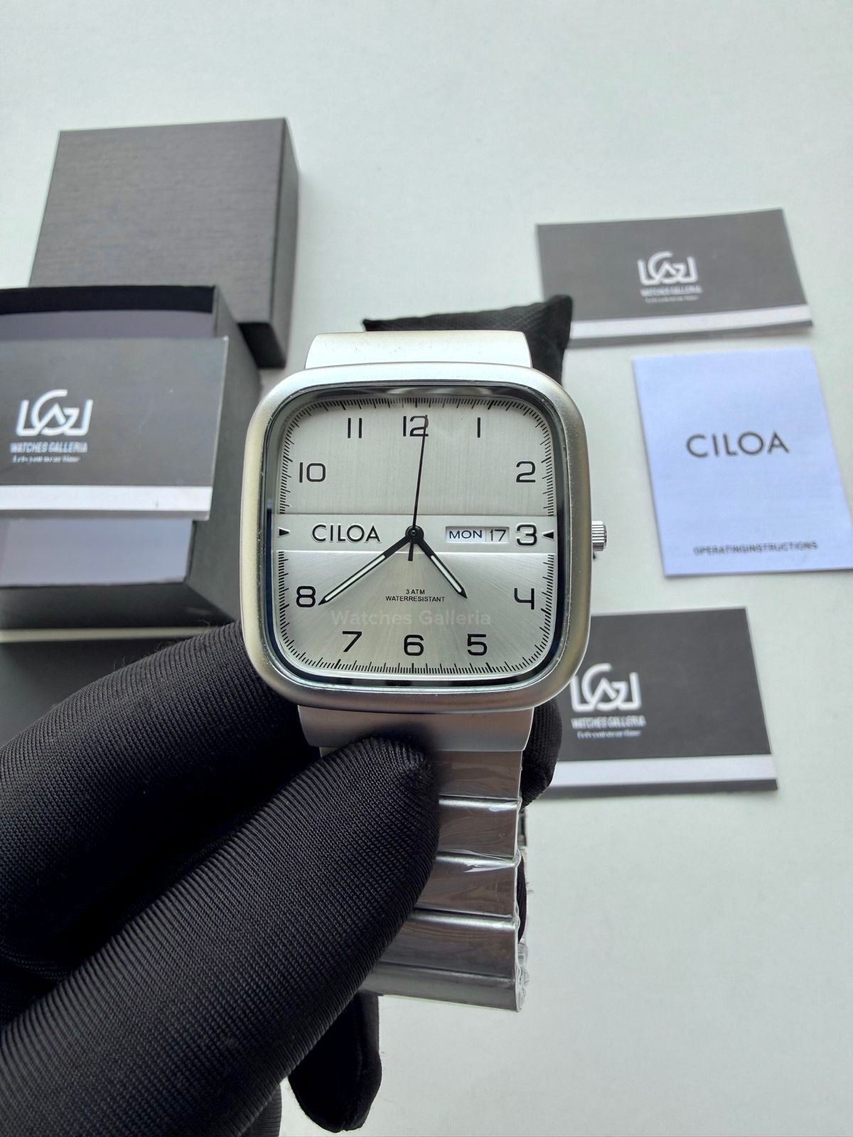 Ciloa Watch 141 TV Style Watch (Silver) | TV Style Watch | Ciloa Watch Pakistan