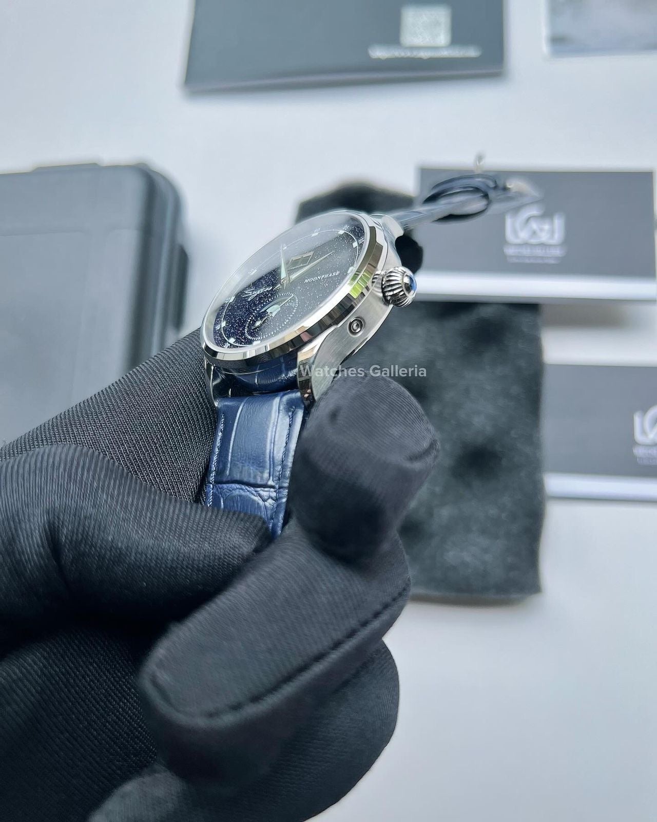 Sugess Moonphase Automatic (Blue) S401B Watches Galleria