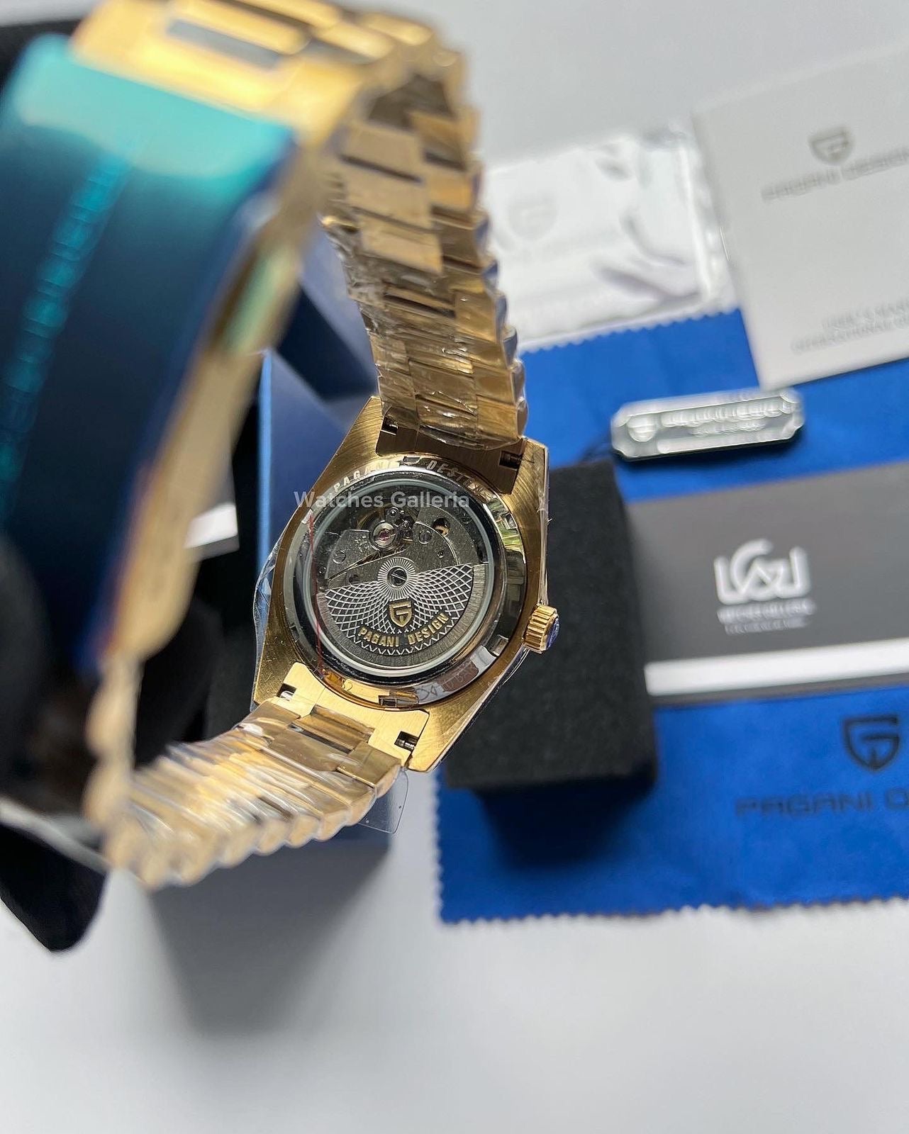 Pagani Design Date Day 36mm Automatic (Gold Green) PD1752
