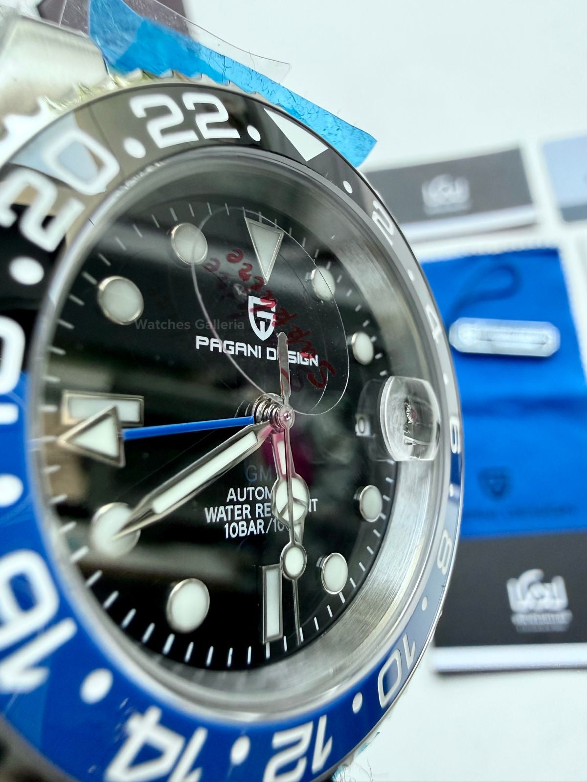 Pagani Design GMT Master II Automatic (Batgirl) Pearl DG5833 PD1662