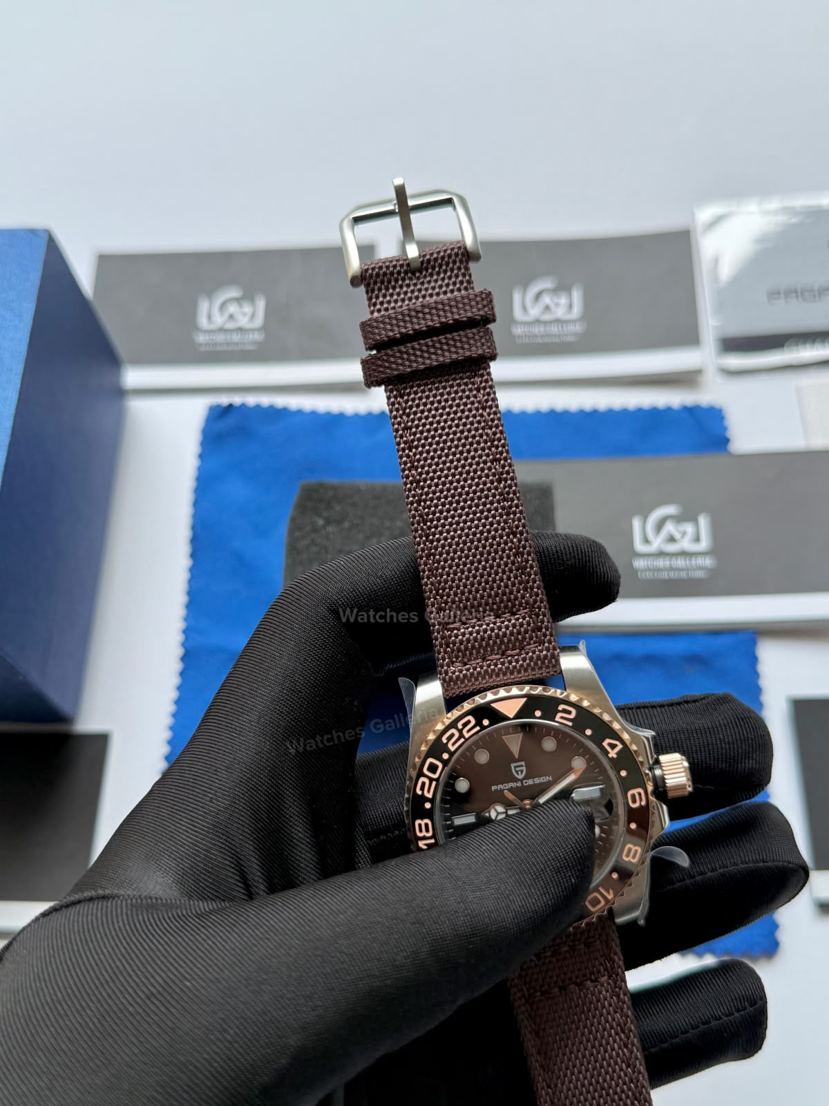 Pagani Design PD1662 GMT Master II Rootbeer Automatic GMT Watch – Limited Edition, Two-Tone Jubilee Stainless Steel Bracelet, Ceramic Rotating Bezel, Sapphire Crystal & Dual Time Zone