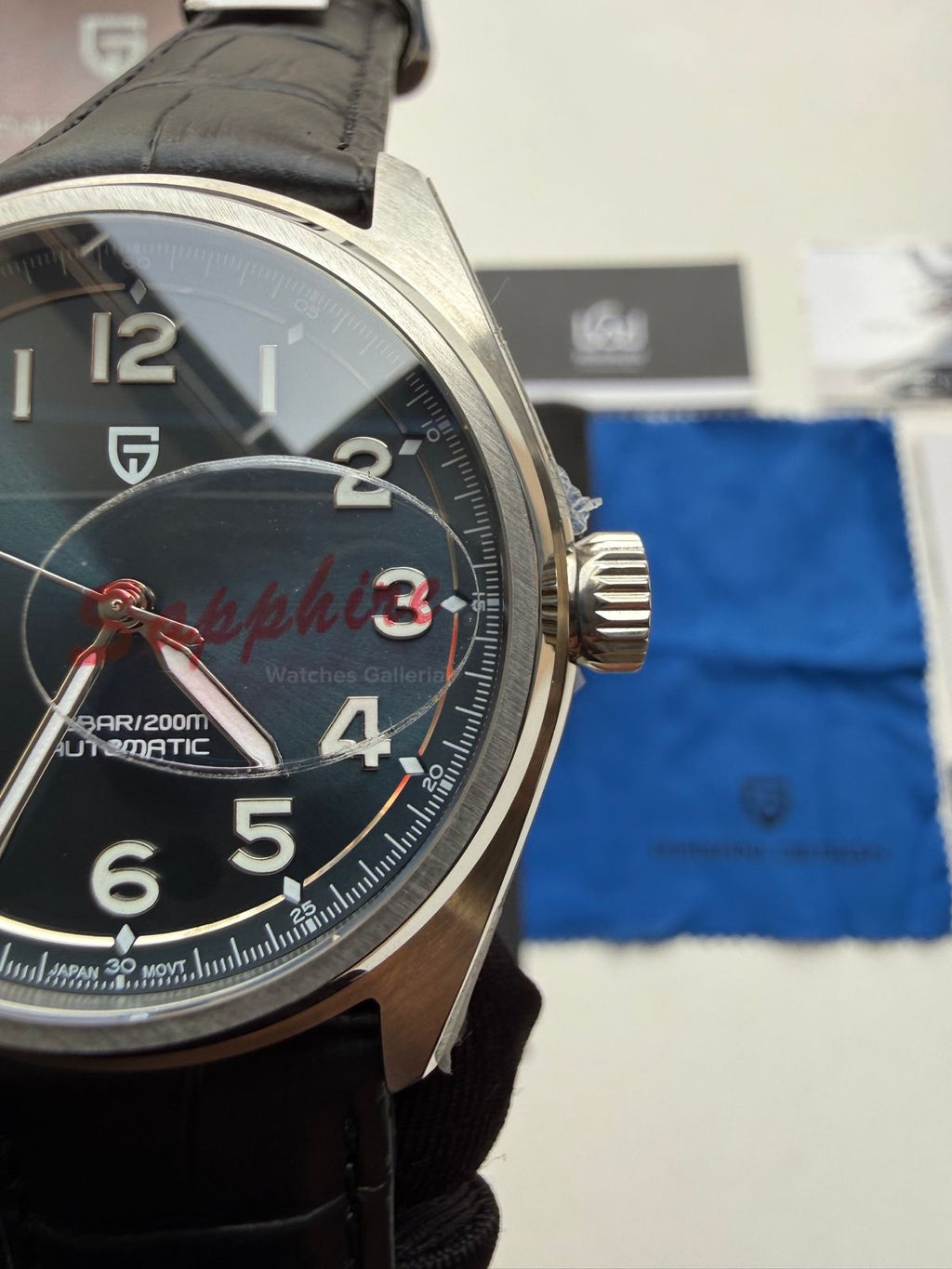 Pagani Design PD1717 Spirit Pilot (Blue/Black Leather Exclusive) Pagani Design Watch Pakistan