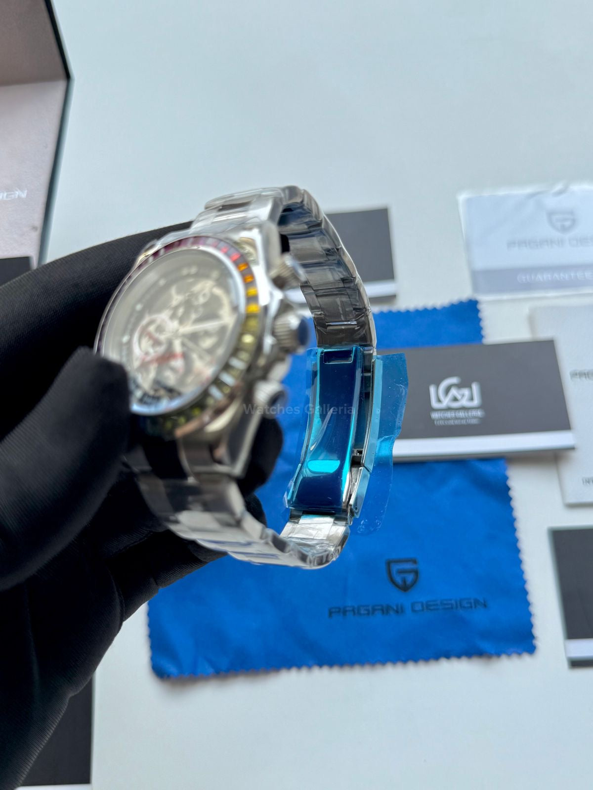 Pagani Design Rainbow Skeleton Automatic PD1653 (Silver) Pagani Design in Pakistan