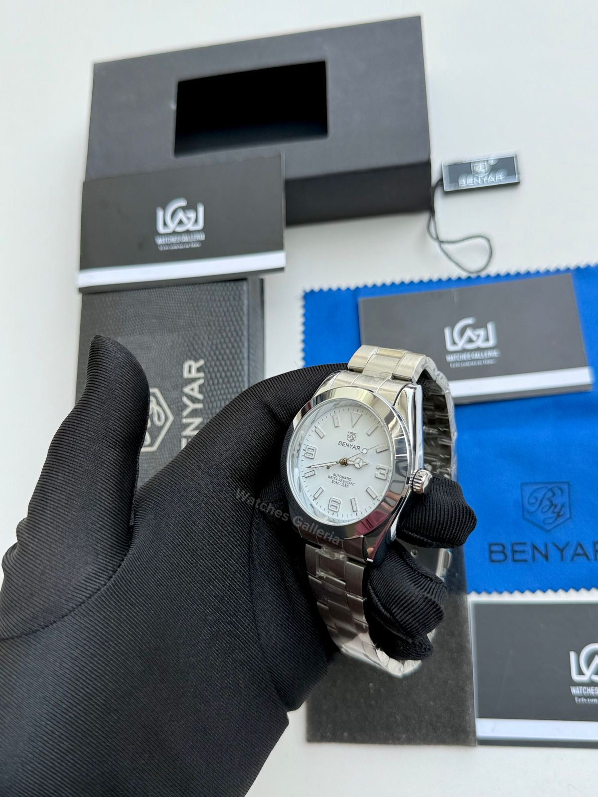Benyar Explorer Automatic (White) BY5177 Watches Galleria