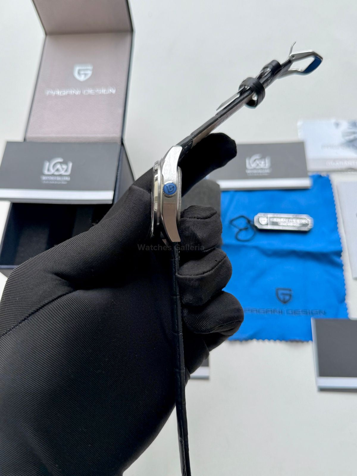 Pagani Design PD1717 Spirit Pilot Automatic (Green Leather Exclusive) Pagani Design in Pakistan