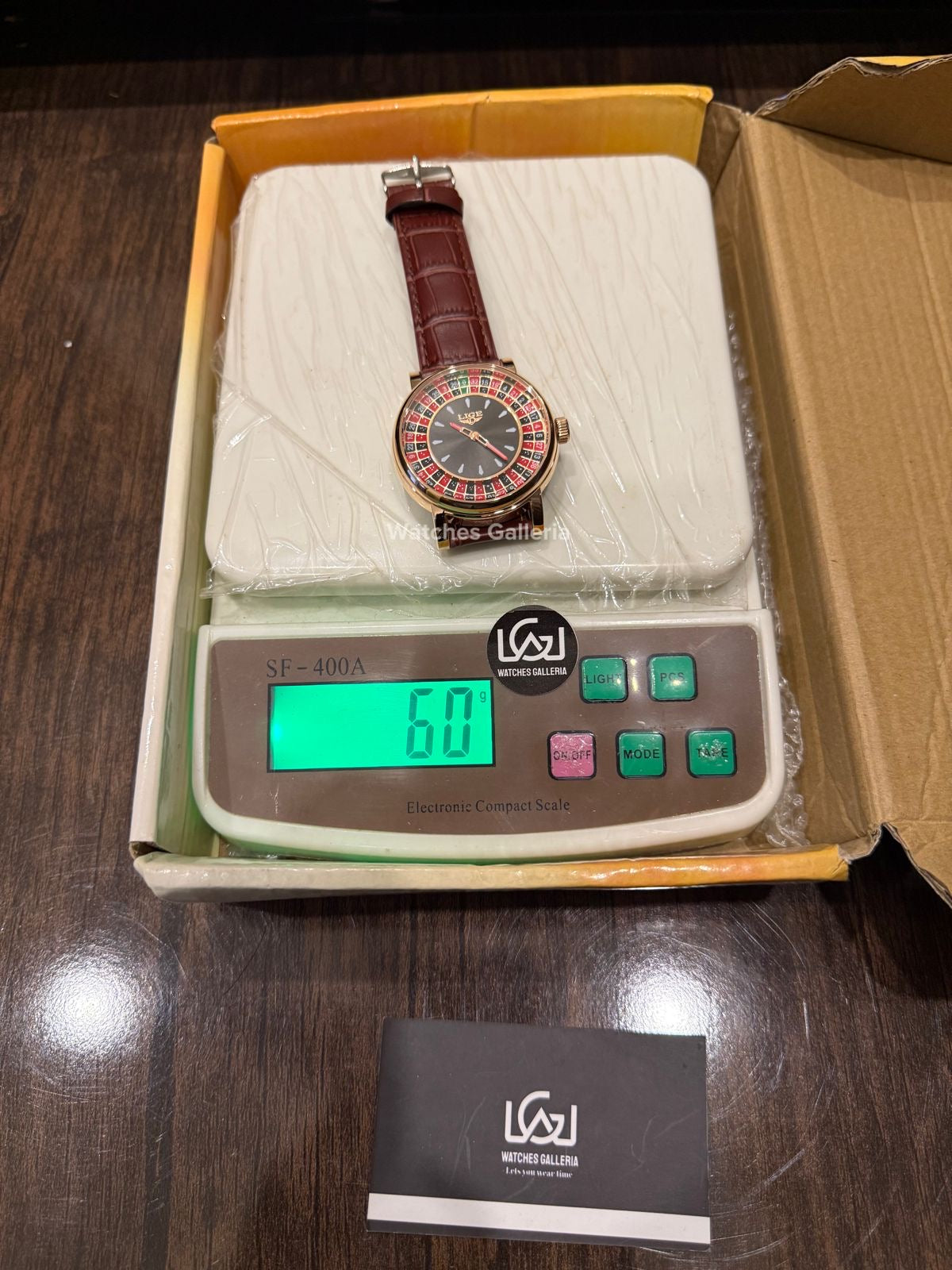 Lige Casino Watch Quartz (Brown -Rose Gold) LG89161 Watches Galleria